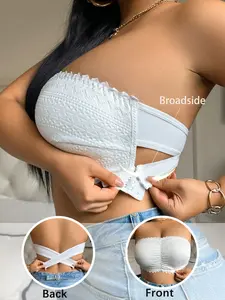 Women's Lingerie Bra, Sexy Slim-Fitting Wireless Push-Up Design, All-Season Comfortable Fit, Ideal for Weddings & Beaches
