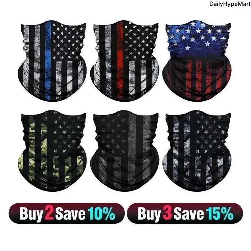 Elegant Solid Color Headwear 6-Pack, Cooling Multifunctional Face Covers with UV Protection for Daily and Everyday Fashion, Head Wrap Scarf, Bandana, Casual, Basic, Commute, Unisex, Ceremony, Beach