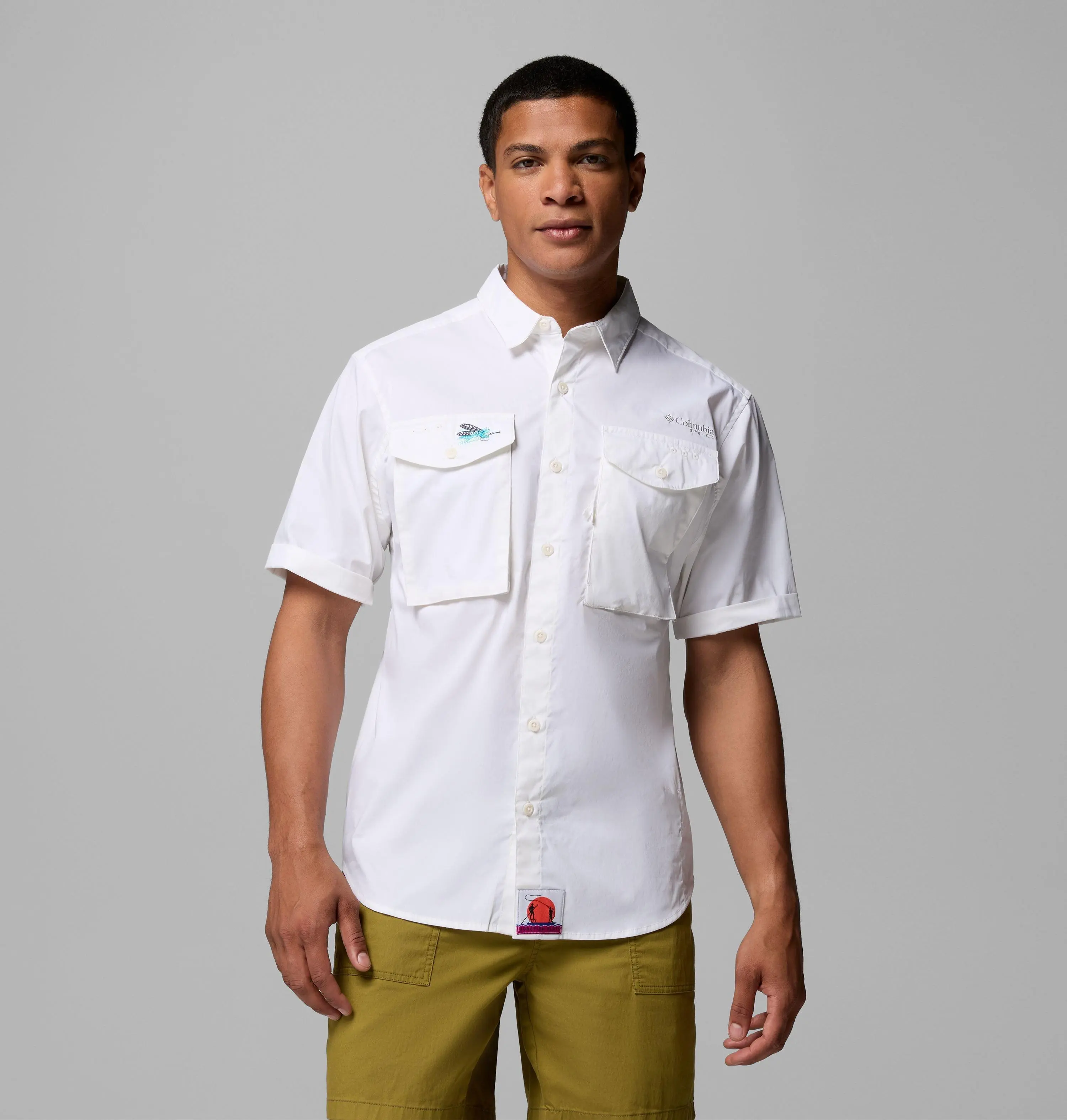 Men's PFG Bonefish Flats Short Sleeve Shirt