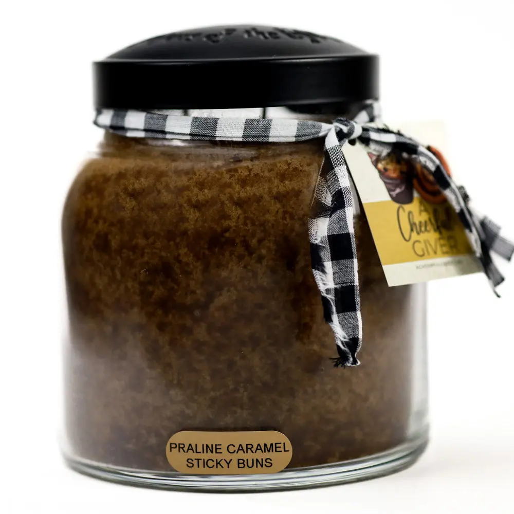 Praline Caramel Sticky Buns - 34 oz Papa Candle Praline Caramel Sticky Buns - 34 oz Papa Candle
