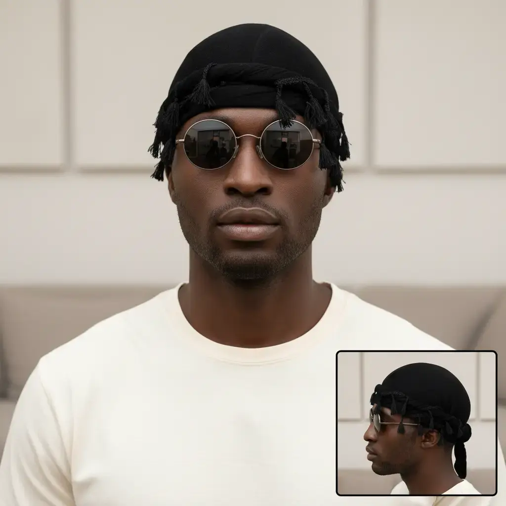 Unisex Silk Satin Lined Knitted Turban Cap - Adjustable Twist Durag Style Head Cover, Soft Comfortable Plain Fashion Headwear, Hand Wash Only, Durable for Everyday Wear, 1 Size Fit, Streetwear, Knitted Fabric