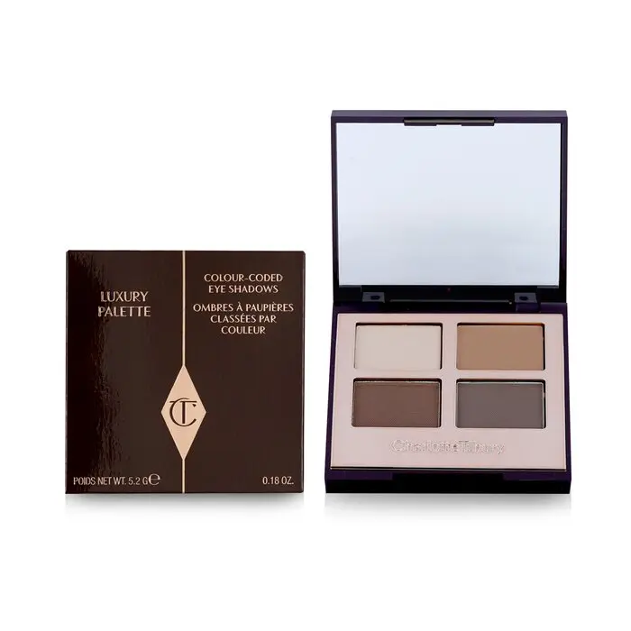 Charlotte Tilbury Luxury Eyeshadow Palette - #The Sophisticate, Smooth Cosmetic Makeup, 5.2g/0.18oz