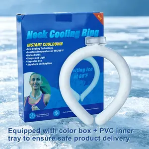 Neck Cooling Ring – Instant Cooling Relief for Hot Weather – Adjustable, Reusable, and Comfortable for Outdoor & Daily Use