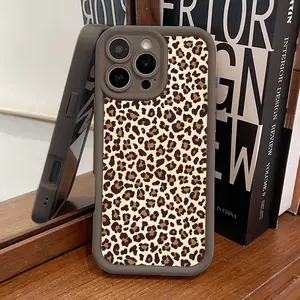 Softcase for iPhone 17 Pro Max 16 15 Plus 14 13 12 11 XS XR Fashion Leopard Print Stylish Rugged Durable TPU Drop-Proof Aesthetic Phone Case