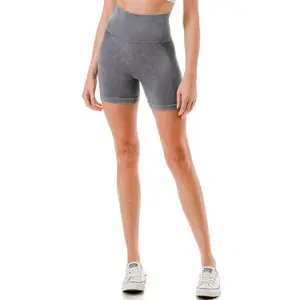MINERAL WASH BUTT LIFT SHORTS