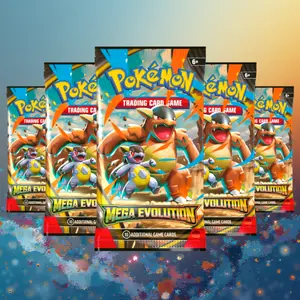 Pokémon TCG – Mega Evolution Booster Packs (5 Pack Bundle)
