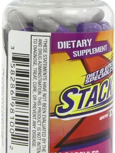 Stacker 3 Metabolizing Fat Burner with Chitosan, Capsules, 100Count Bottle
