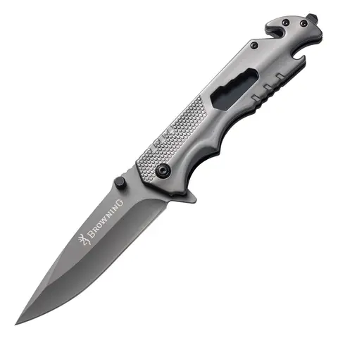 3Cr13 Stainless Steel Compact Pocket Folding Knife - Durable, Corrosion-Resistant, Retractable Handle, Bottle Opener Survival Gear for Men - Easy-Carry Camping EDC Tactical Fighting Tool (in/mm Measurements)