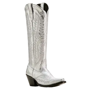 Ariat Ladies Casanova Silver Shine Western Boot 10053653