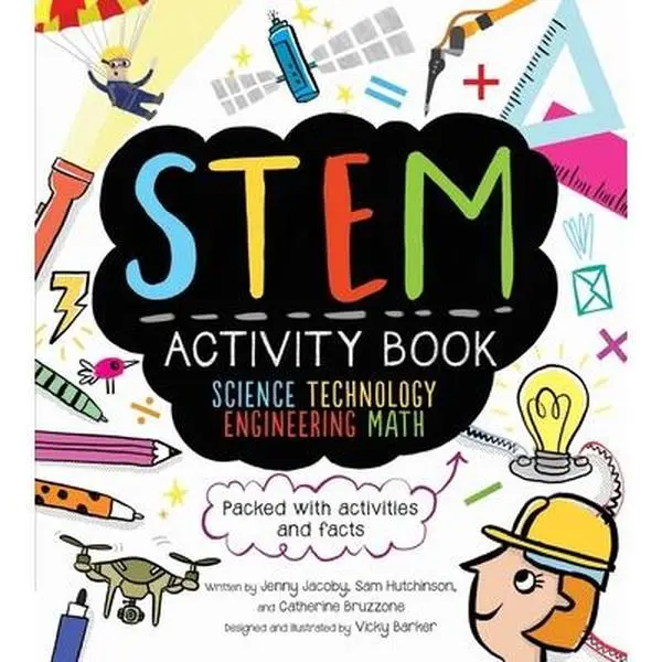 STEM Activity Book - Science, Technology, Engineering, Math for English Children Interested in Stem, Includes Facts and Mazes, Encourages Love of Learning, Racehorse-Themed for Young Readers - Catherine Bruzzone, Paperback