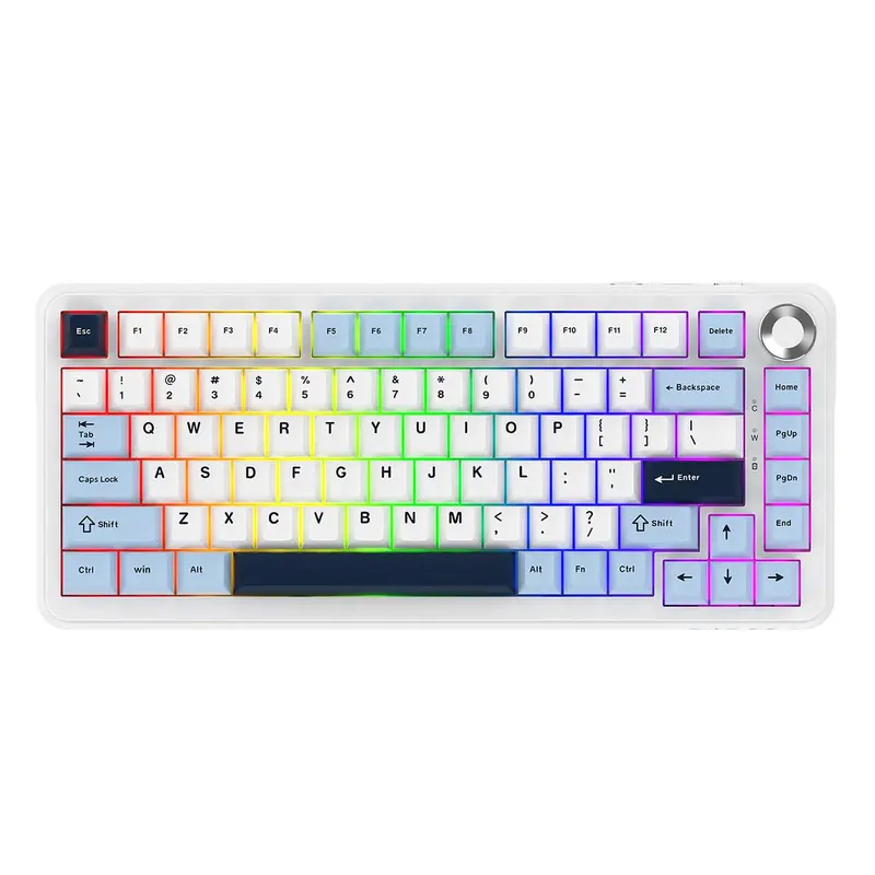 AJAZZ AK820MAX PLUS Daydream switch wireless mechanical keyboard Bluetooth three-mode long battery life gaming office gaming 8000mah