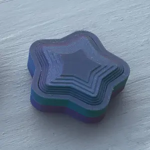 Cascading Star Haptic Fidget Slider