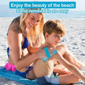 Small Summer Beach Sand Remover, Portable Sand Removal Pouch, Mini Sand Cleaning Bag for Beach Vacation Travel Camping Outdoor Use