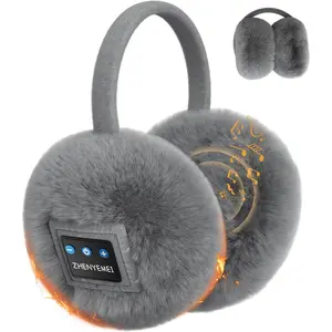 Bluetooth Ear Muffs for Winter Wireless Ear Warmers Headphones with HD Speakers and Microphone for Men, Women