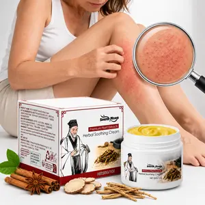All-Natural Herbal Soothing Cream, Plant-Based Balm for Dry Itchy Sensitive Skin, Gentle Skin Care for Whole Family, 30g