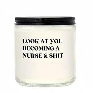 Nurse Gifts for Women Men, Nursing Student Gifts- Funny Nurse Candle Decoration- Nursing School, Nurses Christmas/Graduation/Birthday Gift, Cool LPN RN Gift for Nurses, Future/New Grad