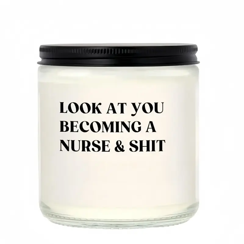 Nurse Gifts for Women Men, Nursing Student Gifts- Funny Nurse Candle- Nursing School, Nurses Christmas/Graduation/Birthday Gift, Cool LPN RN Gift for Nurses, Future/New Grad