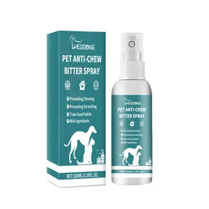 Dog Stop Chewing Spray Bitterness Training Gnawing Scratching Preventing Licking Repellent Furniture Protect Pet No Chew Liquid