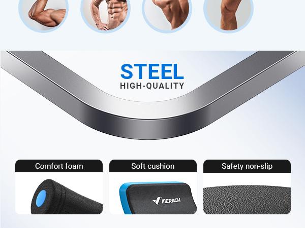 （Live Only）Special Link for Flash sale MERACH Sit-Up Exercise Equipment, Ab Crunch Machine Roll-up Machine, Abdominal Workout Machine for Home Gym, Core Ab Exercise System Trainer