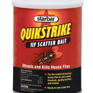 Starbar QuikStrike Fly Scatter Bait - Professional Mosquito Control Solution - Ready to Use - High Efficacy Against House Flies - 1.18 lbs