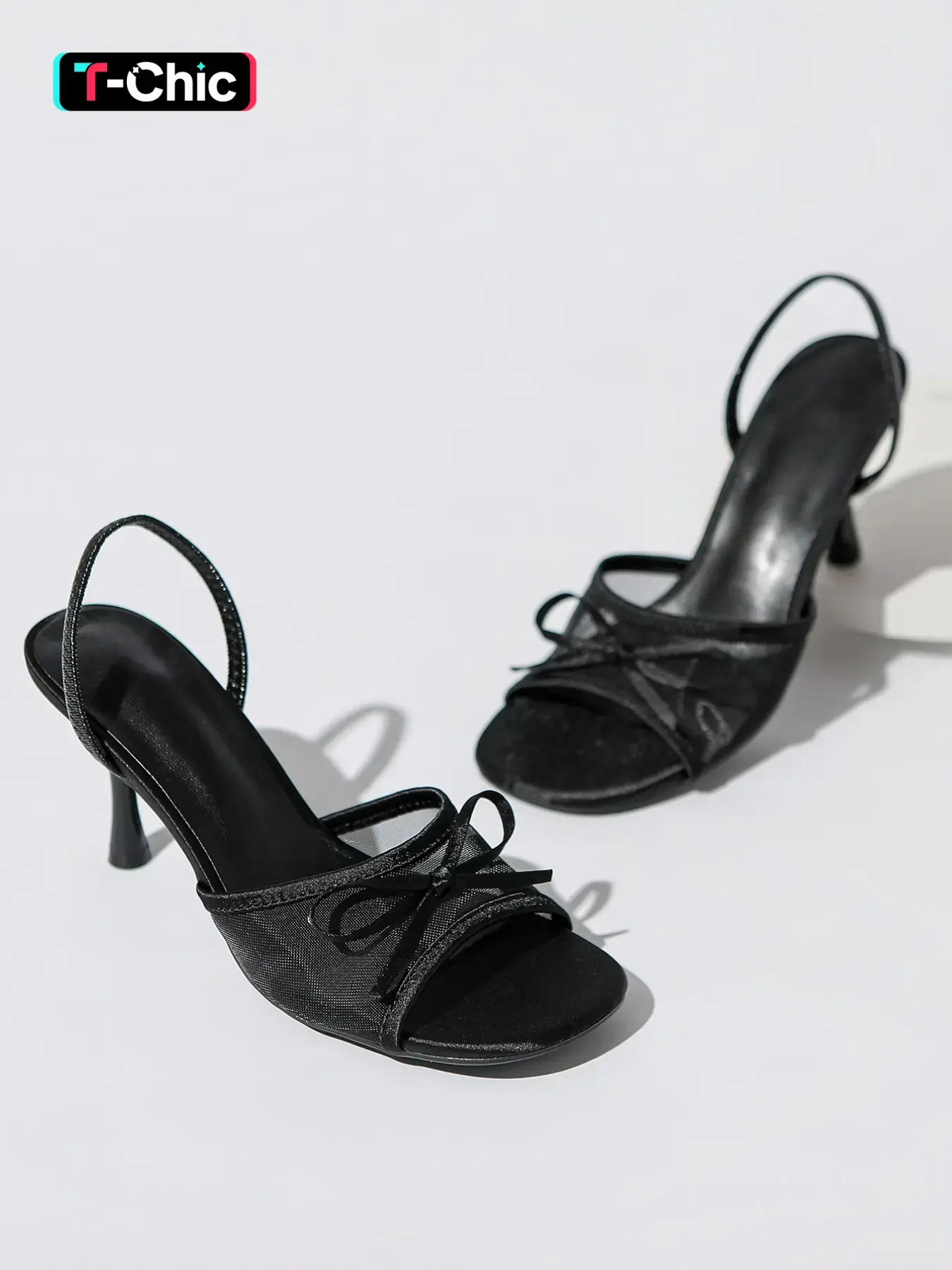 Elegant Strap Sandals, Lace Mesh Design, Classic Tie-Up, Sexy Waist Cinch, Pointed Toe, Low Heel, Perfect for Summer Events, Elegant Classy Sandals, Chic Summer Footwear, Dressy Summer Shoes