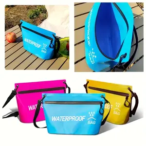 Gallon Dry Bag for Hiking Float Tube Swim, Zipper Closure Waterproof Storage Tote, Durable Kayaking Swimming Equipment Bag