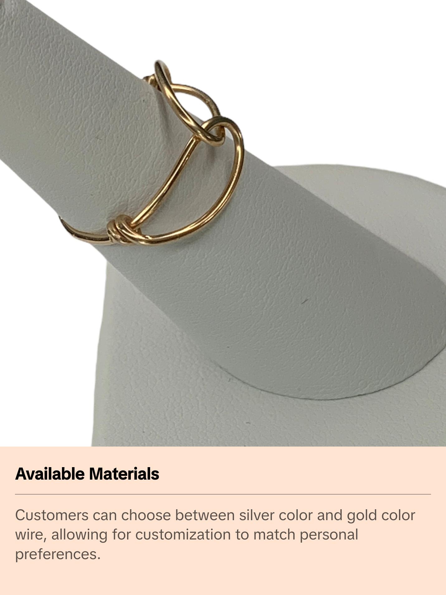 Sterling Silver | 14KT Gold Filled Wire Infinity Loop Simple and Minimalistic Wire Ring