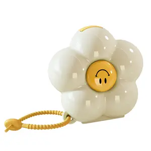 Portable Dopamine Flower Pill Organizer, Vitamin Organizer, Supplement Organizer, Food Grade Sealed Multi-Compartment, Mini Medicine Storage Box, Travel Essential