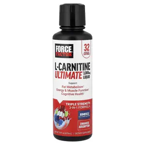 Force Factor L-Carnitine Ultimate Liquid, Bombsicle, 16 fl oz (473 ml)
