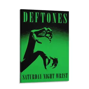 Rock Band Deftones Poster retro Canvas Art Room Aesthetic And Wall Picture Living Decor Gift（18）