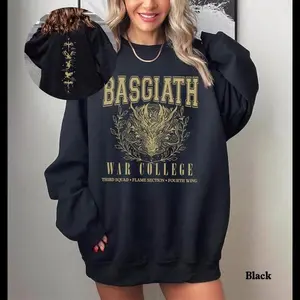 Fourth Wing Dragon Sweater, Basgiath War College Shirt, Dragon Rider Sweatshirt, Bookish Sweater, Empyrean Series, Fourth Wing Gift DL