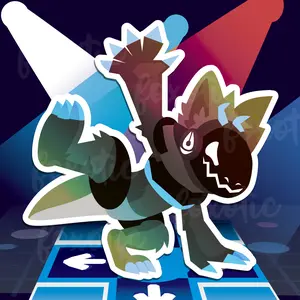 SALE CLOSED! Foxotic Collectible Sticker Cards : Edition 3 Breakdancing Protogen