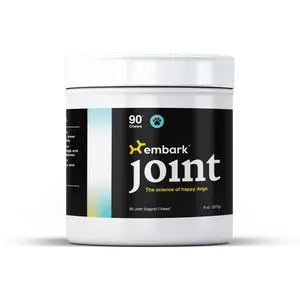 Embark Joint - Hip & Joint Support for Dogs - Vet-Backed Chews for Mobility & Comfort - Natural Ingredients & Bacon Flavor Supplements Treats