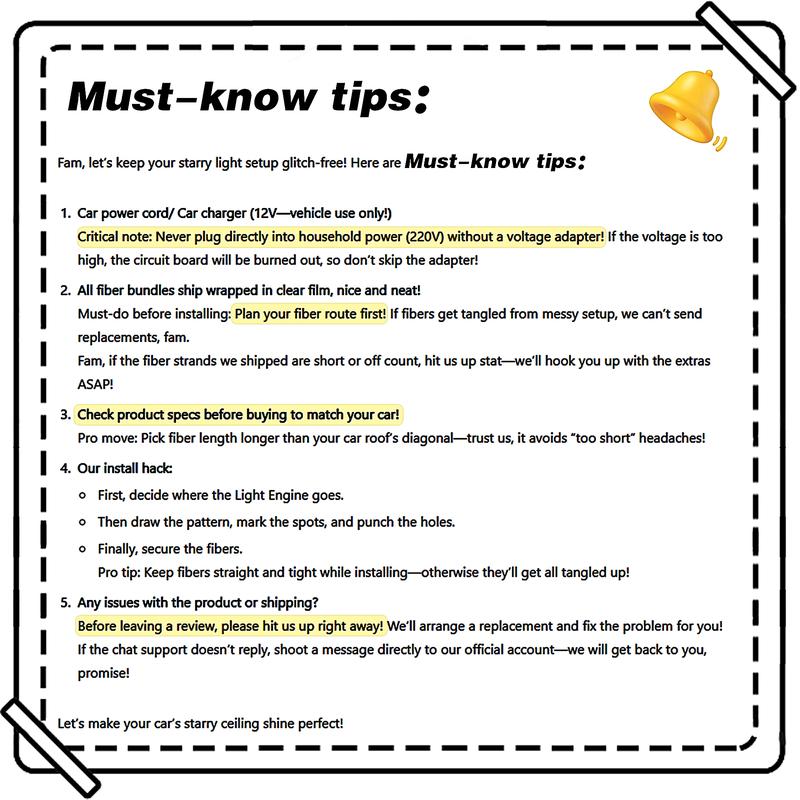 VASTFIRE Meteor Fiber Optic Ceiling Kit 16W RGBW 1000pcs 0.5mm*78.74 inch Bluetooth APP & Remote Control 20 Modes 8 Colors for Car Bedroom - Colorful Led Lights