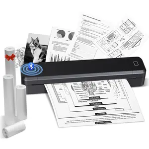 Marklife X8 A4 thermal printer, inkless printer, portable thermal printer. Supports A4 paper and US letter-sized paper. Compatible with Android, Apple, Mac and Windows. Suitable for business, travel, office and home use.