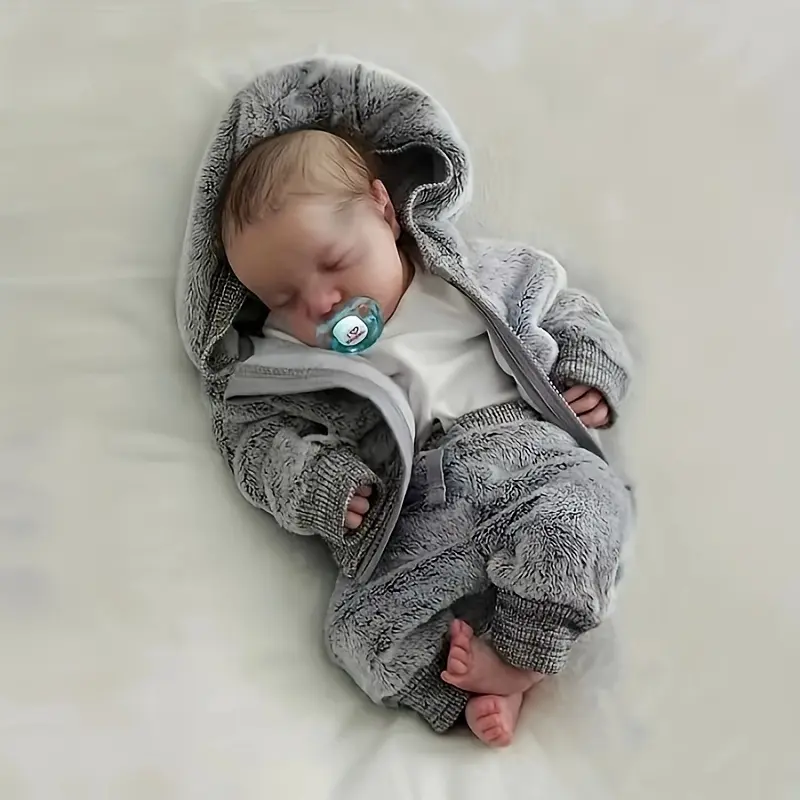18'' Reborn Baby Doll -Newborn Baby Toys- Fantasy Themed Lifelike Soft Touch Vinyl Skin, Hand-Painted Hair, Realistic Newborn Baby Boy - Ideal For Ages 3-6, Perfect Birthday/Christmas Gift