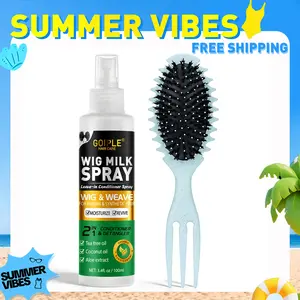 【SUMMER VIBES】Goiple Wig Milk Spray 2 in 1 Moisturizing Leave-In Conditioner Spray for Synthetic Hair & Detangler for All Hair Types Shampoo Blen