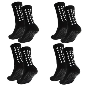 Non-slip Grip Soccer Sports Socks Men Women Breathing &Quick-drying Cycling Football Rugby