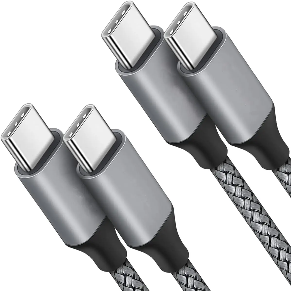 USB C to USB C Cable 3ft, 2-Pack 60W USBC to USBC Cord, Type C to C Charger Cable Fast Charging for iPhone 17 16 15 Pro Max Plus Air, Samsung Galaxy S25 S24 S23, for MacBook/iPad, Pixel