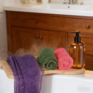 Authentic African Exfoliating Net Sponge Ethically Sourced from Nigeria Real Authentic Net Sponge Exfoliates Porous Hygiene Dries Quickly