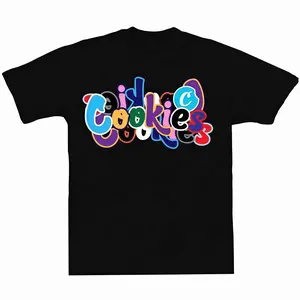 Cookies T-Shirt, Many Color Many Letter Tee Multicolor T-Shirt Fullsizes Tee,Unisex  Tees, Unisex  Graphic Shirt,Unisex Crewneck T-shirt for Men And Women