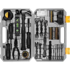 Tool Kit Set Box Home Repair Tools Basic Hand Toolbox Sets 148Piece