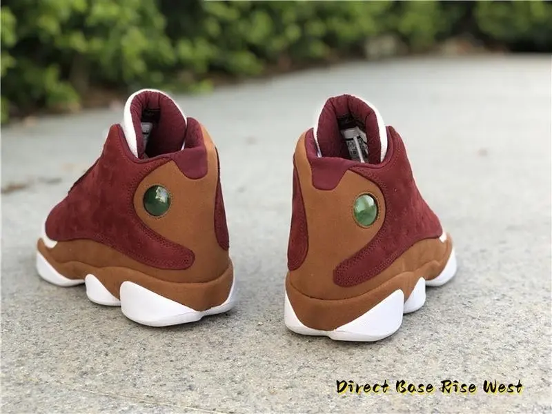 BurgundyWheat Colorblock Cat-Eye Retro Mid-Top Shoes BurgundyWheat Colorblock Cat-Eye Retro Mid-Top Shoes