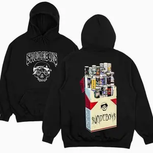 Retro Vintage hoodie Suicide'boG59, $uicideboi$ Double Printed Cotton Unisex Shirt Rap Shirt Rapper Rap Hiphop Shirt Music Tour Merch