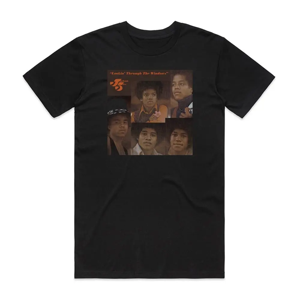 The Jackson 5 Lookin Through The Windows Album Cover T-Shirt