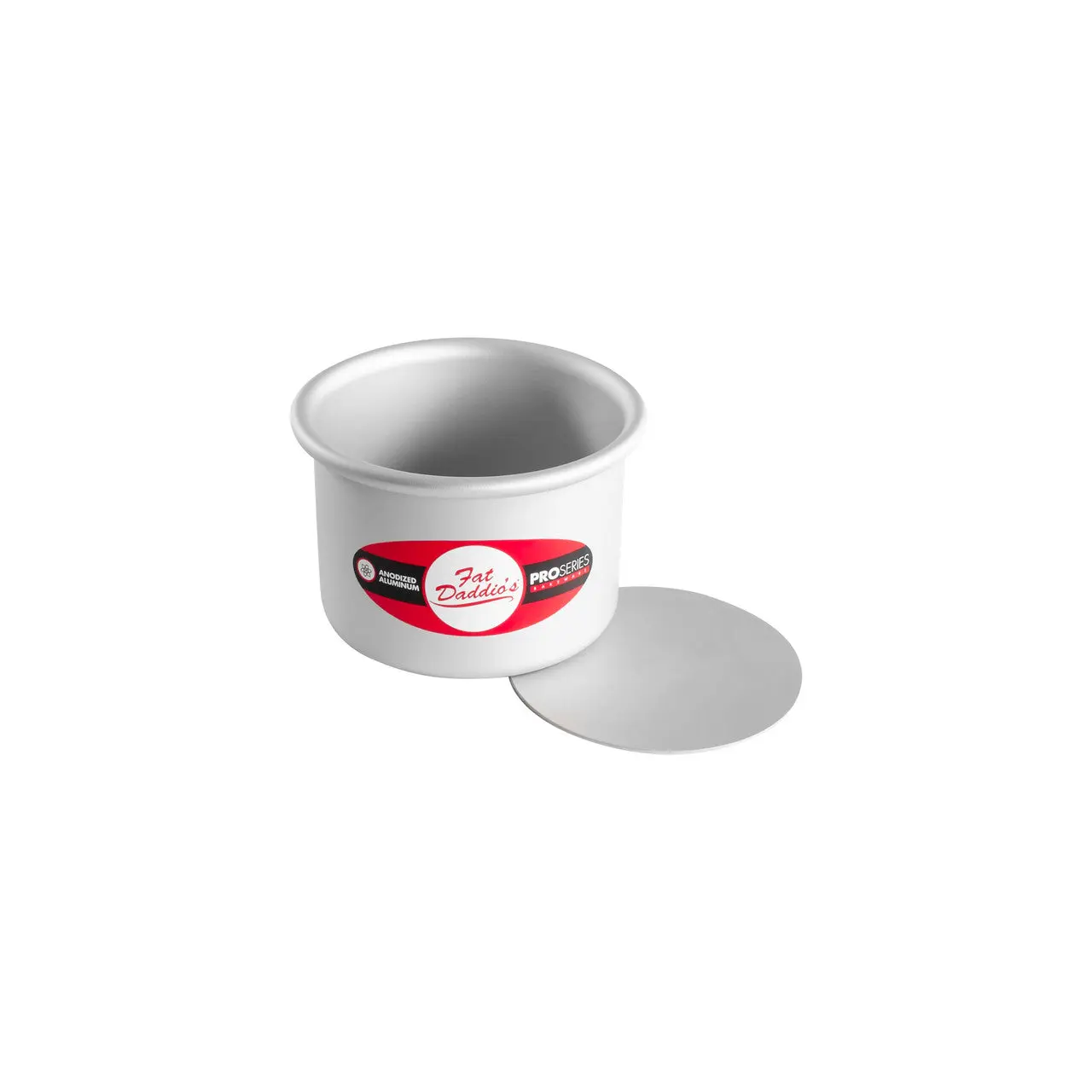 Fat Daddio's PCC-43 Round Cheesecake Pan, 4 x 3 Inch, Silver