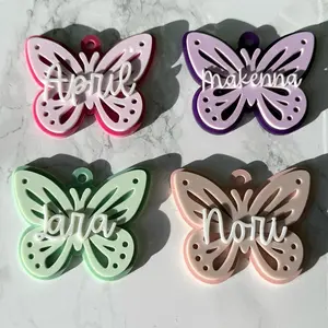 Personalized Butterfly Bag Tags