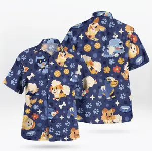 Only For Real Fans – Limited Cute Dog PKM Hawaiian Shirt Tropical Style