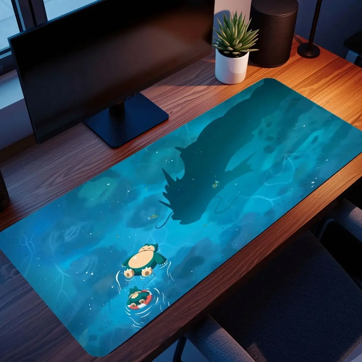 Snorlax Gaming Mouse Pad: Gift For Friends, Fans