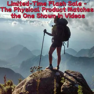 Hiking & Trekking Pole – Retractable Mountaineering Pole (Suitable for Hiking, Camping & Trekking): Comfortable Grip, Durable Construction, Ideal for Outdoor Adventures (32 Inches, 1.9 Pounds) Adjustable Pole